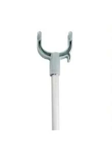 Portant à vêtements extensible, tige de penderie durable pour la maison pour accrocher les vêtements, la décoration de Noël et autres usages polyvalents. Tige de crochet de penderie, de 24,8 à 40,55 pouces avec crochets, en alliage d'aluminium, de couleur bleue