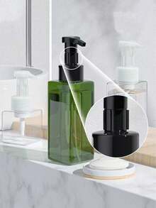 1个/套 泡沫瓶，按压式分配瓶，适用于洁面乳、洗手液、洗发水、皂片、皂角、泡泡浴液，浴室收纳，旅行装