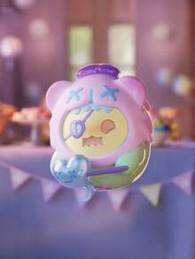 1 件风格随机动漫小雕像餐厅主题玩具，PVC 和 ABS 材质，可爱的桌面装饰人物，完美的万圣节家庭礼物，因其独特的设计而深受喜爱 - 紫色 - 查看 6