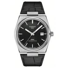 Tissot Men's PRX T1374071605100 Strap Black Dial Quartz Movement Buckle Clasp 40mm Round Watch - 白色 - 查看 1
