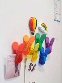 12pcs Color Magnetic Food Potato Chips Snack Bag Sealing Clip - Home Moisture Proof And Fresh Snacks Sealing Clip, Seasoning Sealing Clip, Color Refrigerator Magnet Clip, Personalized Sealing Clip, Photo Magnet Clip, Home Accessories, Home Decoration, Kitchen Decoration, Suitable For Home Kitchen Storage, Mini Home Kit, Mother's Day Gift, Best Gift For Family And Friends (Random Color)