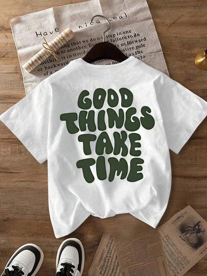 Áo mùa hè, Trang phục mùa hè, Trang phục đi nghỉ mát cho nữ. Áo thun in chữ đơn giản, cổ điển, thoải mái, tay ngắn, cổ tròn, áo mặc thường ngày mùa hè và mùa xuân, áo tay ngắn thời trang, áo thun nữ cổ tròn thoải mái, áo thun nữ mặc hàng ngày, quần áo mùa hè, quần áo nữ.