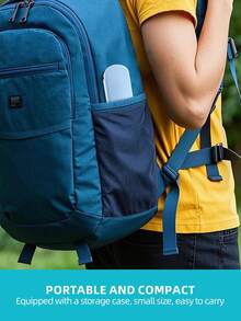 Portable Reusable Stainless Steel Cutlery Set For Students, With Storage Box, Durable Fork And Spoon, Suitable For Outdoor Dining, Camping And Picnics, Convenient Travel Utensil Set - Multicolor - View 4