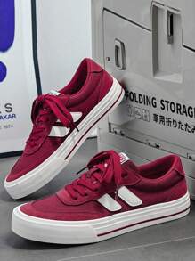 Men's Sneakers Breathable Hong Kong Wind Niche Design Fashion Joker Canvas Shoes In Spring And Summer Of 2025, The New High-Grade Three-Time Vulcanized Canvas Shoes, Campus Students And Teenagers Can Wear Outdoor Personalized Street Shooting Holiday Travel Joker Skateboard Shoes For Men.