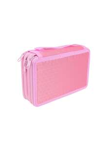 1 túi đựng bút chì 3 lớp, túi đựng đồ dùng học tập đơn giản di động cho trường trung học phổ thông & văn phòng, hộp đựng bút chì, túi đựng bút chì, cặp đi học - Màu tím hoa cà - Xem 18