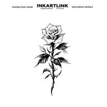 INKARTLINK Innovative Tattoo Technology, Semi-Permanent Tattoo, Rose Flower, Personalized Tattoo, Soul-Stirring Tattoo, Temporary Tattoo, Waterproof, Authentic Tattoo Appearance, Plant-Based Tattoo