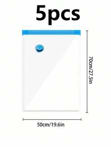 8pcs/Set Reusable Vacuum Storage Bags, Clothes Organizer Bags, Travel Luggage Compression Bags, Save 80% Space For Jackets, Shirts, Bedding, Pants, Home, Dorm, Closet, Bedroom, Bathroom, Travel, Back To School - Multicolor - View 39