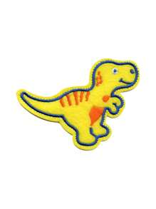 1 pieza Parche bordado de dinosaurio Estegosaurio lindo, bordado de tela de poliéster DIY, apropiado para ropa, prendas, calzado y accesorios, para todas las estaciones