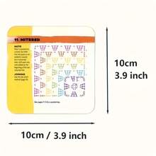 Beginner Crochet Kit: Mixed Plaid Pattern & Dynamic Card Kit - Easy Crochet Plaid Beginner's Guide - 彩色 - 查看 5