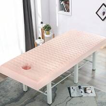 27.56*74.8 Inch Thick Breathable Massage Table Cover, Suitable For Beauty Salons And Massage Beds, Elastic With Ventilation Holes (Available In Pink, Purple, Gray, Blue, White) - Multicolor - View 12