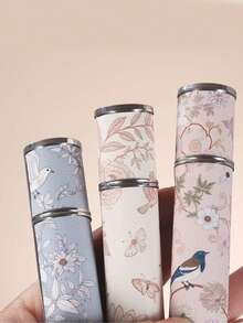 1 chai thủy tinh xịt nước hoa du lịch cao cấp in hoa bằng da cừu 10ML - Nhiều màu - Xem 5