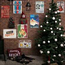 Wallors Vintage Aviation Airplane Decor WW2 Fighter Planes Metal Tin Sign Boys Room Wall Art Decor Military Fan Gifts Man Cave Garage Army Poster - 20*30公分(8*12吋) - 查看 3