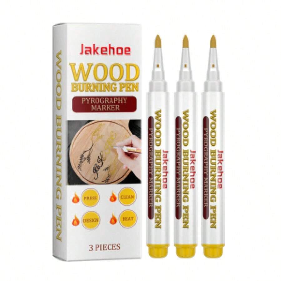 Jakehoe Woodworking Drawing Pen Woodworking Burning Pen Wood Soldering Brush Painting Focus Pen Wood Mark Number - 1 - View 1