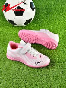 STARNOVO 儿童/青少年男孩/女孩足球鞋，适合室内/草地足球训练，专用足球运动鞋（本商品为标准尺码，建议脚窄者订购小 1 码，脚宽者订购大 1 码）