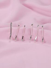 12 piezas de Clips para Bufandas de Mujer, Elegantes Alfileres de Seda para Bufandas, Clips en Forma de U, Alfileres de Agarre Fuerte, Adecuados para Bufandas, Vestidos de Boda y Accesorios Decorativos de Chales. - Blanco - Ver 4
