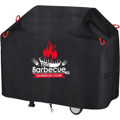 TLL BBQ CoversGrill Cover For Outdoor Grill 420D Oxford Waterproof BBQ Covers For Outside AntiUV Barbecue Gas Cover With Adjustable Hem For Weber Nexgrill Expert Grill And More 45 75 58 TLL 8970