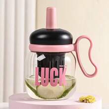 1pc 780ml/26.37oz Water Bottle, Large Capacity, Tea Infuser, Shatterproof, Heat-Resistant, Portable, Suitable For Students & Office, Summer - Multicolor - View 13