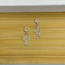 Berloques de Filho e Filha - Banhados a Prata com garantia