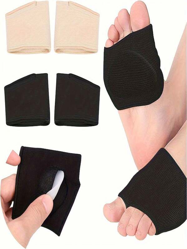 2pcs Soft Material Metatarsal Pads (Unisex) - Forefoot Support Cushions - Socks