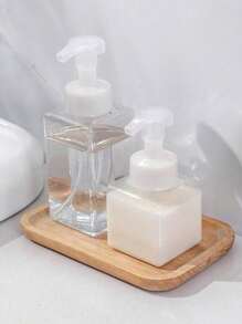 1个/套 泡沫瓶，按压式分配瓶，适用于洁面乳、洗手液、洗发水、皂片、皂角、泡泡浴液，浴室收纳，旅行装