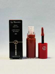 Giorgio Armani 乔治·阿玛尼[迷你]Lip Maestro - 丝绒哑光液体唇膏 3ml #206 高显色哑光液体唇膏。它能形成保湿屏障，确保唇部持久柔软。这是一款护理唇膏，赋予唇部奢华光泽，蕴含可可脂和芒果脂，补充水分，缓解干燥。 - #206 3ml - 查看 5