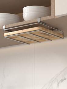 1 件多功能橱柜整理架、厨房锅盖和砧板架、办公桌储物架