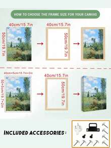 SURELIFE 1 套木框 DIY 30x40 40x60cm 50x70cm 用于帆布油画松木框架、墙艺画、钻石画框、榫卯木条、加厚笔触、拉伸丝绸框架、练习、木制内框客厅卧室家居装饰 - 松木 - 查看 12