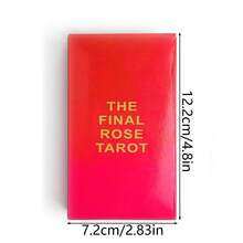 Feminine - Modern Romance Tarot Collection - "The Final Rose" Deck With Gold-Accented Playing Cards For Sorority Bonding Nights - Multicolor - View 8