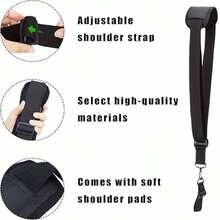 1pc Adjustable Shoulder Strap For Lawn Mower, Backpack Trimmer, Side Mounted Trimmer Carry Strap - Multicolor - View 4