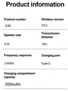 全新 TWS 真无线蓝牙耳机 HiFi 音质低延迟降噪耳塞适用于所有智能手机