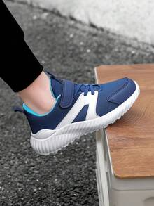 Boys' Mesh Breathable Running Shoes, New Spring/Autumn Soft Bottom Sports Sneakers For Kids/Older Children