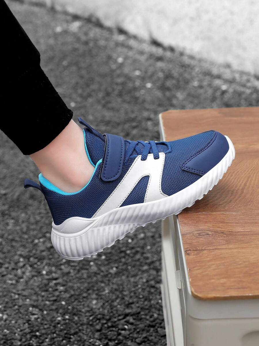 Boys' Mesh Breathable Running Shoes, New Spring/Autumn Soft Bottom Sports Sneakers For Kids/Older Children