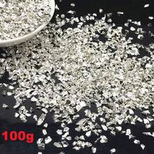 1 Bag 100g High Quality Multi-Color Glass Chips, Suitable For Resin And Crafts - Glass Pebble Filler, UV Epoxy Material, Asymmetrical Shapes, Metallic Luster, Perfect For DIY Art Projects, Decorations And Jewelry Making, Decorative Glass Shards | Glass Chips For Jewelry Making