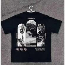 Darc Wolves Sports Retro Men's T-Shirt, Darc Wolves Gym Fitness Men's Summer Fitness T-Shirt, Fitness Darc Sports T-Shirt - Black - View 1