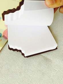 1 Set Chocolate Themed Stationery Gift Set With Notepad, Ballpoint Pen, Eraser, Back To School Supplies