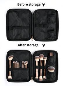 MAANGE 5/7/13/20支装专业长管铝制化妆刷套装，包含化妆海绵袋，内含粉底刷、散粉刷、腮红刷、高光刷、修容刷、眼影刷、眉刷、晕染刷和混合刷。化妆工具采用柔软纤维材质，方便携带，是旅行的理想之选，也是送给女性和女孩的绝佳礼物。该套装包含多种化妆刷，是一套完整的化妆刷套装，也是一份精美的化妆礼品套装。