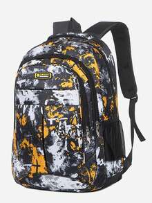 Desain kamuflase, ransel kamuflase ini tersedia dalam empat warna: hitam, biru, merah, dan hijau. Ransel kamuflase yang modis ini memiliki struktur multi-lapisan berkapasitas besar yang kasual dengan penutup resleting dan tali bahu lebar yang dapat disesuaikan. Ringan dan portabel, ransel ini bergaya. - MultiWarna - View 5