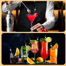 200 pièces Brochettes en bambou, design de perles de fantaisie rondes, convient pour la cuisine, la table, les salades de fruits, les mariages, les événements de fête, convient pour le Ramadan ou les fêtes, couleur argent