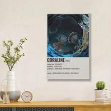 无框复古电影 90 年代房间美学帆布印刷家居装饰海报适用于房间美学墙壁艺术海报 - 彩色 - 查看 6