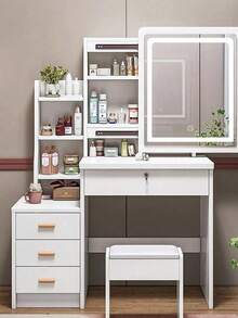 Vanities & Vanity Benches - White - View 4