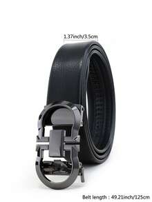 beaytar 1 chiếc thắt lưng nam cổ điển, thắt lưng nam phong cách công sở đơn giản, thắt lưng hợp kim chất lượng cao, khóa tự động, phù hợp làm phụ kiện trang phục cho giới trẻ - Nhiều màu - Xem 11