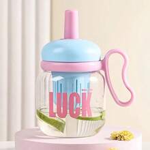 1pc 780ml/26.37oz Water Bottle, Large Capacity, Tea Infuser, Shatterproof, Heat-Resistant, Portable, Suitable For Students & Office, Summer - Multicolor - View 12