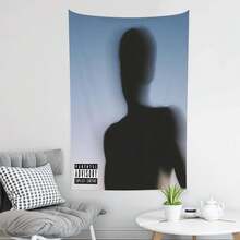 Daniel Caesar Anime Tapestry Flag Wall Art Wall Hanging Decor For Bedroom Living Room Wall Decor For Men And Women40x60 In - Black - View 1