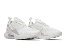 Nike Womens Air Max 270 'Summit White Regal Pink' (Women's Sizes) Summit White/Light Bone/Photon Dust/Regal Pink DQ0814-100 Winter New - White - View 8