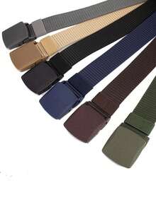 3 chiếc thắt lưng có thể điều chỉnh cho trẻ em/thanh thiếu niên, kích thước 120cm/47,2in, thắt lưng khóa tự động cho cả nam và nữ, thiết kế tối giản thời trang, thích hợp để mặc hàng ngày và trang trí - Nhiều màu - Xem 10