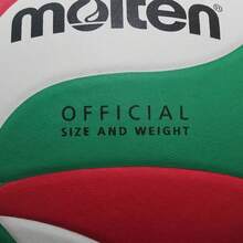 Balón Voleibol Molten V5m4500 Laminado Tricolor Número 5 Avalado Por La Fmvb - Blanco - Ver 6