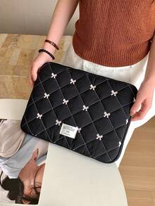 蝴蝶结笔记本电脑内袋适用于 iPad/ 10/11 英寸、13/14 英寸、15/15.6 英寸，可爱笔记本电脑包 - 彩色 - 查看 19