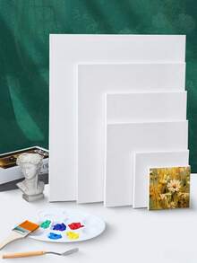 3, 4, 5 Multi-Size Canvas Frames, Wooden Frames With Pure Cotton Canvas, Solid Wood Frames, Stable And Durable, Exquisite Craftsmanship, Acrylic Painting, Watercolor And Tempera Art Colors Are Bright And Long-Lasting, Art Canvas Board, Solid Wood Frame, Stable And Durable - Professional, Beginner Art Supplies | Blank Canvas Board | Smooth Texture, Canvas Frame With Canvas - Special Linen Canvas Frame - Blank Inner Frame - Texture Painting Acrylic Canvas Board - Canvas Frame - Canvas Solid Wood Strip Painting Material - Blank Hand-Painted Acrylic Canvas For Beginners To Practice - Framed Canvas Frame - Canvas Linen - Pure Canvas Board - Acrylic Paint White Cloth Frame - Painting Tool With Cloth Board - Desktop Small Easel - Art Supplies - Sketch - Mini Easel Drawing Board Set - White - View 2