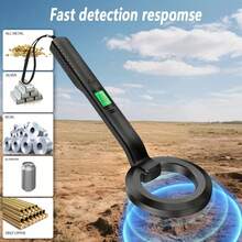 Upgraded Professional Waterproof Metal Detector, High Precision Portable Underground Treasure Hunting Equipment, Intelligent Security Scanning Device + Outdoor Archaeology Multifunction Set (Batteries Not Included)