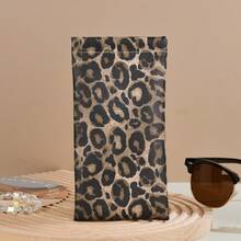 1 件豹纹眼镜盒,EVA/潜水料眼镜袋,双层折叠眼镜盒,时尚百搭 - A - 查看 11